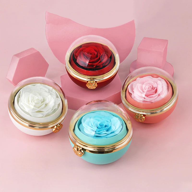 Eternal Rose Round Gift Box