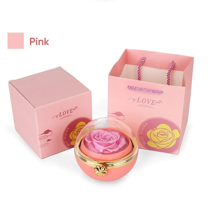 Eternal Rose Round Gift Box